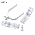 Uxcell 1-7 8 Emt Strut Clamps Steel For Rigid Conduit And Pipe 4pcs Universal With Bolt Nut