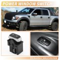 Front Right Rear Passenger Side Power Window Switch Control No 5w1z14529aa For Lincoln Town Car 2003-2008 Black
