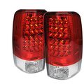 Spyder Auto Chevy Suburban Tahoe 1500 2500 Gmc Yukon Xl Denali Red Clear Led Tail Light 