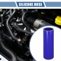 X Autohaux 1 Pcs 54mm 2 13 Id 200mm 7 87 Length 0 Degree Blue Car Silicone Hose Coolant Universal