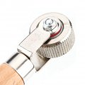 Fydun Patch Tire Repair Tool Car Wheel Wooden Handle Stitcher Ball Bearing Roller M