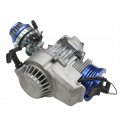 Jcmoto 49cc 2 Stroke Engine Motor For Mini Pocket Bike Gas G-scooter Atv Quad Bicycle Blue 