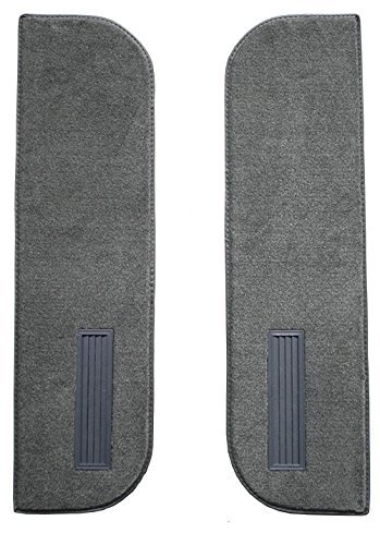 Door Panel Carpet Flooring Die Cut Cutpile Fits 1975-1986 Chevrolet K20 Regular Cab Inserts On Cardboard W Vents Dove Gray