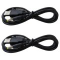 2024 New 2pcs 2-in-1 Usb Data Cable Charger Charging Cord Fit For Psp 2000 3000 Gaming Accessories By Goodicare 