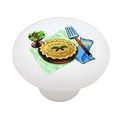Quiche Decorative High Gloss Ceramic Drawer Knob 