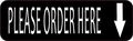 Stickertalk Brand 10in X 3in Please Order Here Vinyl Business Store Sign Magnet Magnets 