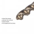 Uxcell Spiral Flute Thread Tap M4 X 0 7 Metric Cobalt Hss High Speed Steel Titanium Plated Machine Threading H2 Tolerance Grade