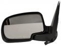 Driver Side Outside Rear View Mirror For Chevrolet Silverado And Gmc Sierra 1500 2500 3500 1999 To 2002 Chrome Cap Power 