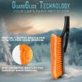 Extendable Ice Scraper And Snow Brush For Car Windshield 43 In Telescopic 3 Part Detachable Broom Trucks Suv Orange 2 Pack