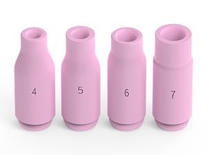 11pcs Tig Welding Torch Consumables Kit Collets Alumina Ceramic Cups For Wp 17 18 26 Bpg35-11