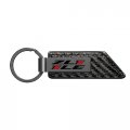Ipick Image For Chevrolet Camaro Zl1-1le Black Chrome Metal Plate Carbon Fiber Texture Pu Leather Key Chain Keychain Official