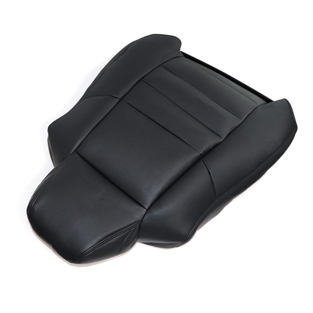 Front Passenger Side Back Replacement Seat Cover Microfiber Leather Black 333 313 33i 397 394 For Ford F250 F350 F450 F550