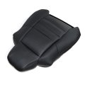 Front Passenger Side Back Replacement Seat Cover Microfiber Leather Black 333 313 33i 397 394 For Ford F250 F350 F450 F550