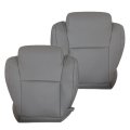 Graphite Gray Leather Driver Passenger Side Bottom Replacement Seat Covers For Toyota Tundra Sequoia Based Sr5 Limited 2007 