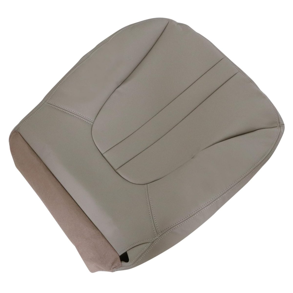 Front Driver Side Bottom Replacement Seat Cover Tan Microfiber Leather For Ford Expedition Eddie Bauer Xlt 1997 1998 1999 2000