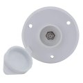 Recpro Rv Cable Tv Plate Coaxial Connector Black Or White Option 1 2 White Outlet 
