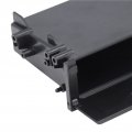 Aramox Car Stereo Storage Box Fit For Mitsubis 1din Radio Multi Application Abs Black Inner Organizer Replacement