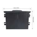Aramox Car Stereo Storage Box Fit For Mitsubis 1din Radio Multi Application Abs Black Inner Organizer Replacement