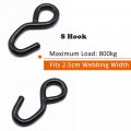 Universal Heavy Duty Ratchet Hook For Replacement Used On The End Of Tie Downs Straps Trailer Strap S 25mm X 800kg 4pcs