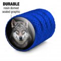Grey Wolf Head Valve Stem Caps For Tire Rim Wheel Aluminum Blue
