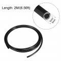 Uxcell Pneumatic Air Tubing 6mm 0 24 Od X 4mm 16 Id 2m 6 56ft Pu Polyurethane Compressor Hose Pipe Black