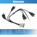 X Autohaux Ignition Coil Wire Harness For Audi A4 Tt Vw Beetle Golf Gti Jetta Passat 06b998018t Extension Wiring Pigtail