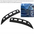 Front Bumper Air Vent Spoiler Splitter 2 Pcs Glossy Black Abs Side For Mercedes Benz Gle Class 2019