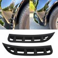 Front Bumper Air Vent Spoiler Splitter 2 Pcs Glossy Black Abs Side For Mercedes Benz Gle Class 2019