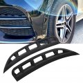 Front Bumper Air Vent Spoiler Splitter 2 Pcs Glossy Black Abs Side For Mercedes Benz Gle Class 2019