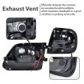 G-plus Led Drl Strip Headlights Compatible With 1997-2002 Ford Expedition 1998-2004 F150 1997-1999 F250 Driver And Passenger