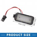 A Absopro Led License Plate Light Car Number Lamp For Ford Transit Connect 2014-2018 Clear Set Of 2