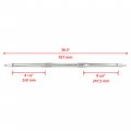 Caltric Rear Axle Shaft With Nut Compatible Yamaha Tri Z 250 Ytz250 1985-1986 38w-25381-10-00