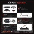 A-premium 10pcs Engine Timing Chain Kit W Tensioner More Fits Dohc 6cyl 3 6l Compatible With Audi Q7 2007-2010 Volkswagen