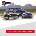 Passenger Right Side Mirror Glass Assembly With Plastic Back Plate Non-heated Compatible 2003-2008 Toyota Corolla Matrix