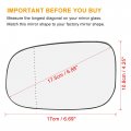 X Autohaux Pair Mirror Glass Heated With Backing Plate Driver Passenger Side Lh Rh For Volvo C30 C70 S40 S60