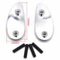 Httmt Chrome Mirror Block Off Plate Cbr Compatible With Hond 2008-2021 Cbr1000rr 10-14 Vfr1200