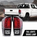 G-plus Tail Light Assembly Pair Compatible With Toyota Tacoma 2016-2021 All Models Rear Lamp Left Driver And Right Passenger