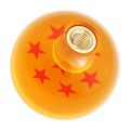 Ajp Distributors M12 X 1 25 Thread Pitch 7 Star Round Sphere Orange Stick Shift Knob Quick Throw W M8 M10 Adapters Compatible 