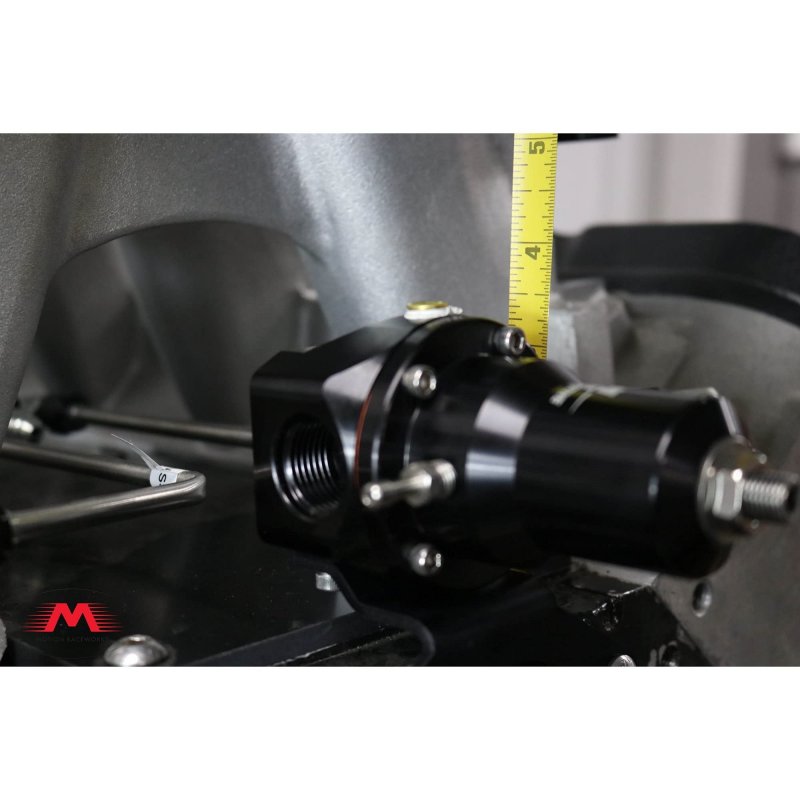 Ls Timing Cover Fuel Regulator Bracket Aeromotive Large Efi