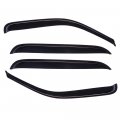 Window Visors Rain Guard Set For 1999-2006 Chevy Silverado And Gmc Sierra Extended 4 Piece Side Deflectors Abs Plastic