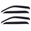Window Visors Rain Guard Set For 1999-2006 Chevy Silverado And Gmc Sierra Extended 4 Piece Side Deflectors Abs Plastic