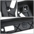 Wheel Opening Mouldings Model Factory Style Front License Plate Mounting Bracket Compatible With Toyota Prius C 18-19 Matte
