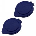 Acropix Windshield Washer Fluid Reservoir Bottle Tank Cap Fit Ford Focus 2012-2018 For Transit Connect 2018-2021 Pack Of 2 Dark 