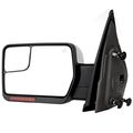 Towing Mirrors Fit For 2004-2014d For F-150 Blind Spot Mirror Power Heated Chrome Puddle Signal Double Glass Driver Side 
