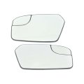 Ford Fusion 2011 2012 Mirror Glasses Driver And Passenger Side Pair Non-heated With Blind Spot Glass Backing Plate For 