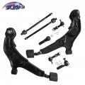Tom 8pcs Front Lower Control Arms Tie Rod Sway Bar Kit For 1995-1999 Infinitii30 Nissan Maxima 485200m025 485200m085 485210c025