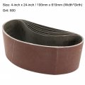 Uxcell 4-inch X 24-inch Aluminum Oxide Sanding Belt 800 Grits Sandpaper Flush Joint For Sander 6pcs