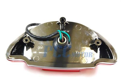 7z Atv Tail Brake Light Bulb Lens 150cc Moped Scoooter Lt16