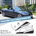 X Autohaux Convertible Top C Column Repair Kit For Bmw 323ci 325ci 330ci M3 2000-2006 Replace 54-31-7-135-351 54317135351