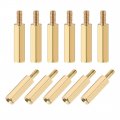 M2 5x16mm 6mm Male Female Brass Hex Pcb Motherboard Spacer Standoff For Fpv Drone Quadcopter Computer And Circuit Board 50